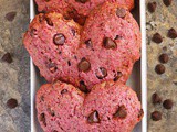 Easy Beet Chocolate Chip Muffin Tops (Naturally Colored!)