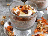 Easy Carrot Cake Chia Pudding