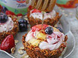 Easy Granola Cups with fage Greek Yogurt