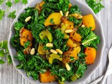 Easy Kale Butternut Squash Sautéed Salad