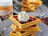 Easy Sesame Sweet Potato Waffles