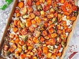 Easy Sheet Pan Spicy Tofu