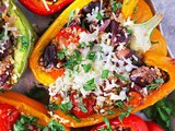 Easy Vegan Stuffed Peppers