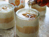 High Protein, High Fiber Peanut Butter Maple Chia Pudding