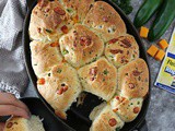 Jalapeno Cheddar Parker House Rolls