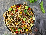 Mango Avocado Soba Buckwheat Noodle Bowls