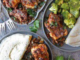 Middle Eastern Chicken Dinner (Za’atar Ras-el-hanout Chicken Spinach Dish)
