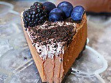 No-Bake Vegan Chocolate Cheesecake