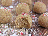 Peppermint White Chocolate Protein Bites