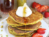 Pistachio Flour Pancakes