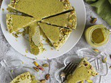 Pistachio Keto No-Bake Cheesecake