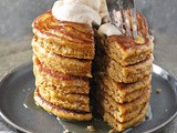 Pumpkin Greek Yogurt Pancakes