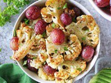 Roasted Cauliflower and Grapes