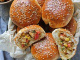 Savory Peanut Chicken Stuffed Buns