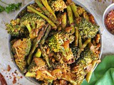Spicy Sautéed Broccoli & Asparagus
