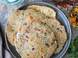 Sri Lankan Pol Roti with onion and herbs