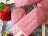 Strawberry Popsicles