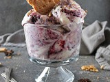 Vegan Marionberry Ice Cream with Star Anise