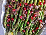 Za’atar Asparagus with Pomegranate