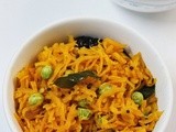 Gajar Mattar Sabzi Recipe (Carrot Green Peas Stir Fry)