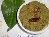 Tamalapaku Pachadi / Betel Leaves Chutney