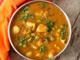 Aloo Matar ki Sabzi (no onion no garlic recipe)