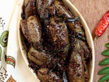 Gutti vankaya fry – Andhra style stuffed brinjal fry recipe