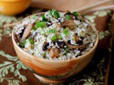 Mushroom fried rice