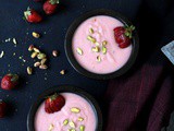 Strawberry phirni