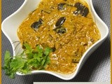 Achaari Baingan/ Pickle Flavored Eggplant(Brinjal/Vazhuthananga/Kathirikka)