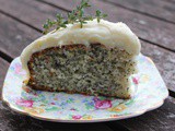 Guilt free lemon and poppy seed cake