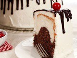 Angel Food Cake with Chocolate Ganache: Show Your Friends Some Love