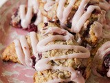 Frosted Fresh Blackberry Scones