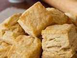 Glazed Flaky Biscuits Made with Whey (or Buttermilk)