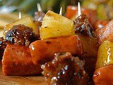 Mini Sausage Kabobs with Sweet and Sour Sauce