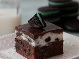 Mint Cookies and Cream Brownies