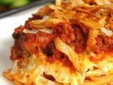 Scooter’s Baked Spaghetti with French-Fried Onions
