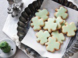 Shamrock Shortbread Cookies with a Secret for Easy Roll-Out