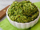 Spicy Cilantro Pesto with Green Chile Peppers