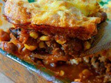 Spicy Tamale Pie with a Cornmeal and Cheese Topping