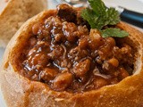 Susie’s Cincinnati Chili in Home-baked Bread Bowls