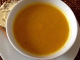 Carrot and Fennel Soup inspired by lunch at Olive Deli and Café