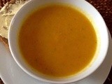 Carrot and Fennel Soup inspired by lunch at Olive Deli and Café