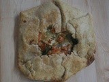 Apple, Caramelized Onion and Roquefort Galette
