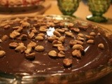 Chocolate Mousse Pie with Caramelized Bananas and Salted Peanuts (and Graham Cracker Crust)