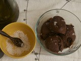 Dark Chocolate Ice Cream with Olive Oil and Sea Salt