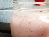 Homemade Strawberry Almond Milk