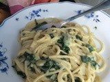 One-Pot Carbonara with Kale