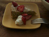 Pistachio Torte with Limoncello-Soaked Strawberries