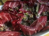 Sausage and Mushroom Radicchio Cups